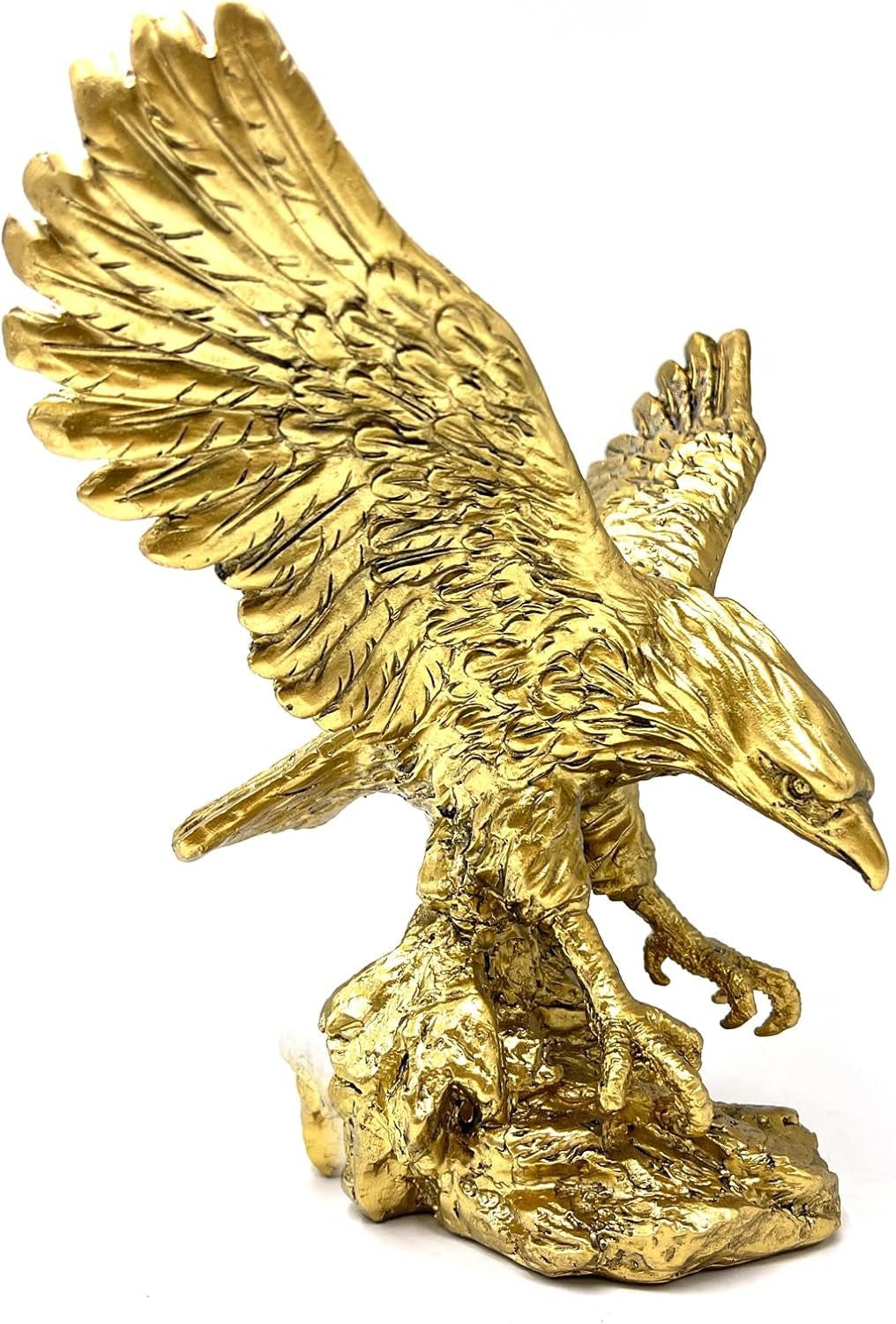 Ozdoby z pryskyřice zlatého orla Socha, socha zlatého orla Moderní figurka do domácnosti Dekor Dekorace na plochu (Zlatá 1) Sošky a sochy Naty Shop