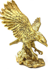 Ozdoby z pryskyřice zlatého orla Socha, socha zlatého orla Moderní figurka do domácnosti Dekor Dekorace na plochu (Zlatá 1) Sošky a sochy Naty Shop
