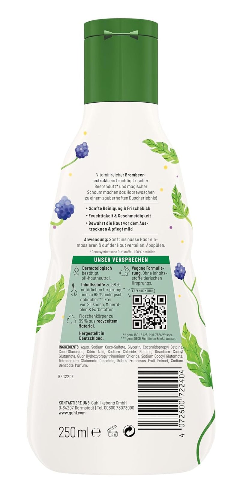 Sada výhod Guhl Kids Dino - 2x Guhl Kids šampon & sprchový gel 2v1, 250ml + 1x Pixi kniha - Speciálně vyvinutá pro děti - Bez tahání - Certifikát Cosmos Natural Děti - Koupel a péče o pleť Naty Shop