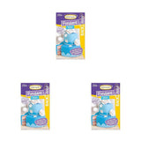 Günthart BackDecor 250g Modrý fondant 100% veganský palmový olej Odolný proti roztržení pro potahování dortů a pečiva Vhodné pro modelování Balení 3 ks (1 x 250 g) Naty Shop Sugarpaste Blue 250 G (balení 3 ks)