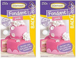 Günthart BackDecor fondant růžový | špičková kvalita | připraveno k použití | bez palmového oleje | odolný proti roztržení | pro potahování dortů a pečiva | vhodné pro modelování | balení 2 ks (1 x 250 g) Naty Shop Sugar Paste Pink 250 G (balení 2 ks)