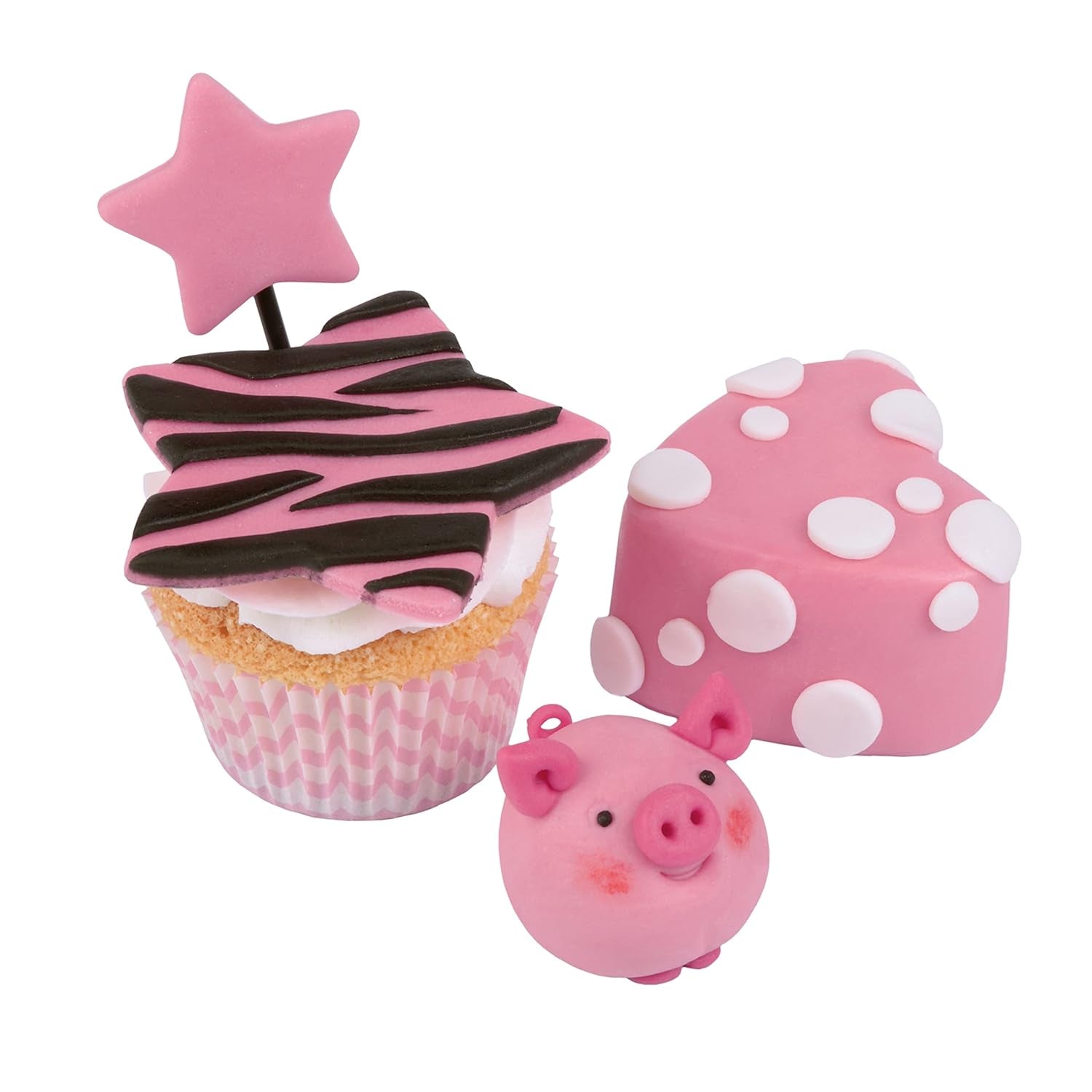Günthart BackDecor fondant růžový | špičková kvalita | připraveno k použití | bez palmového oleje | odolný proti roztržení | pro potahování dortů a pečiva | vhodné pro modelování | balení 2 ks (1 x 250 g) cukrové pasty Naty Shop