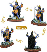 Socha hinduistického boha Kali Ma, Indie Socha bohyně Kali Bhavatarini Dekorativní socha hinduistické bohyně času a smrti Figurka Murti Diwali Pooja Dárky pro domácí kancelář Chrám Mandir Oltář Puja Sošky a plastiky Naty Shop