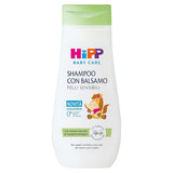 HiPP Baby Care Šampon s kondicionérem pro děti, rozčesává vlasy a chrání pokožku hlavy, pro citlivou pokožku, s přírodním organickým mandlovým extraktem, 1 x 200 ml Děti - Koupel a péče o pleť Naty Shop Výchozí název
