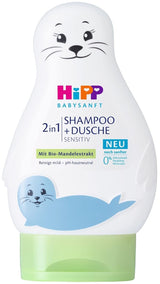 HiPP Babysanft šampon 2v1 + sprcha, balení 6 ks (6 x 200 ml) Děti - koupel a péče o pleť Naty Shop Výchozí název