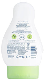 HiPP Babysanft šampon 2v1 + sprcha, balení 6 ks (6 x 200 ml) Děti - koupel a péče o pleť Naty Shop