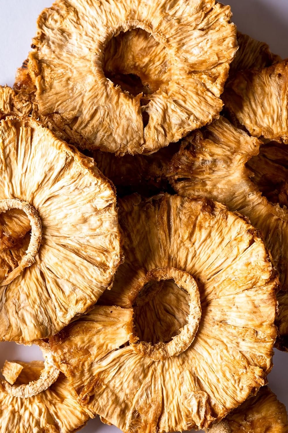 Biojoy BIO ananasové kroužky, sušené (1 kg), nesířené dehydratované produkty Naty Shop