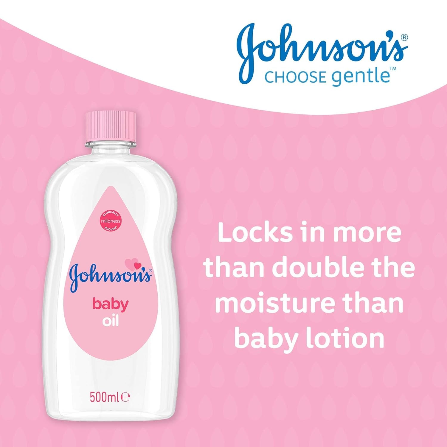 Johnsons JOHNSON'S - Dětský olej, (1 X 500 ML) Děti - Koupel a péče o pleť Naty Shop
