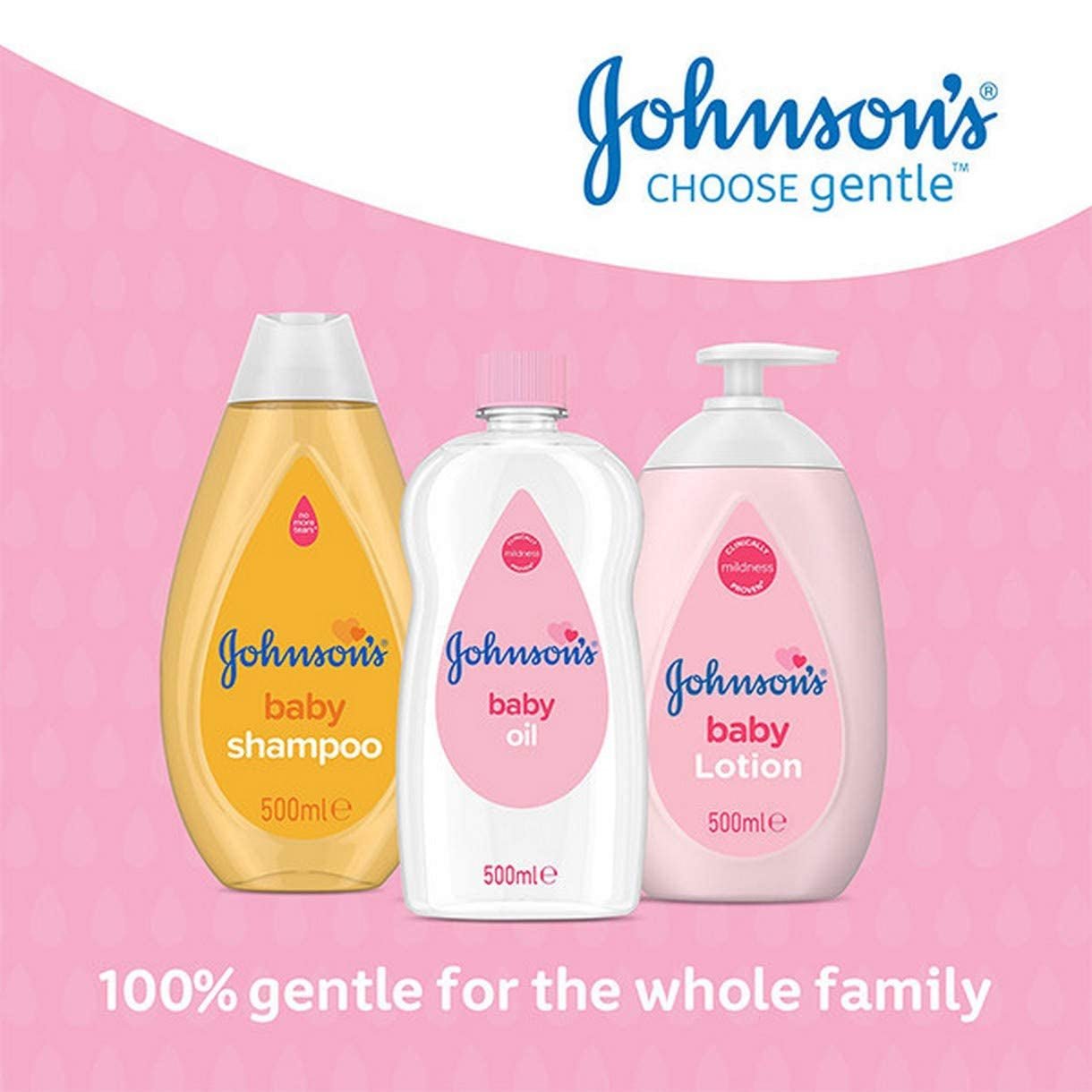Johnsons JOHNSON'S - Dětský olej, (1 X 500 ML) Děti - Koupel a péče o pleť Naty Shop