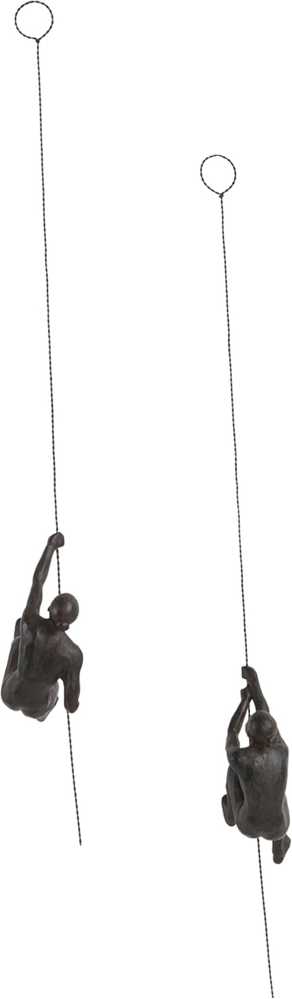 JOTEX Feminine Climbers Dekorativní figurky, balení 2 ks, rezavě hnědé Sošky a sochy Naty Shop