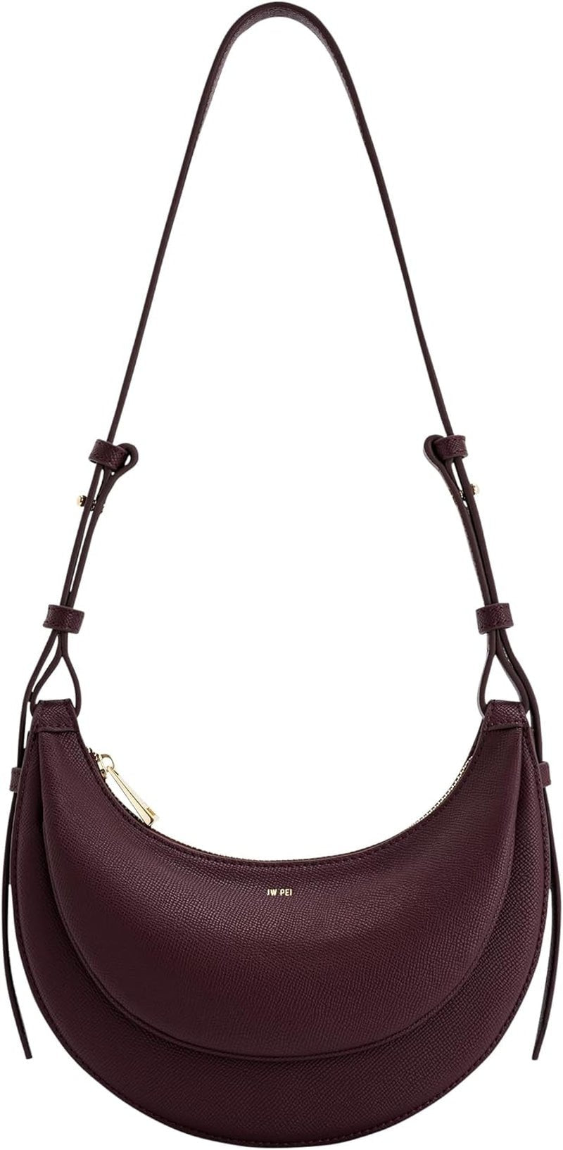 JW PEI Dámská taška přes rameno Sharon Dámské Tašky Naty Shop Bordeaux Red