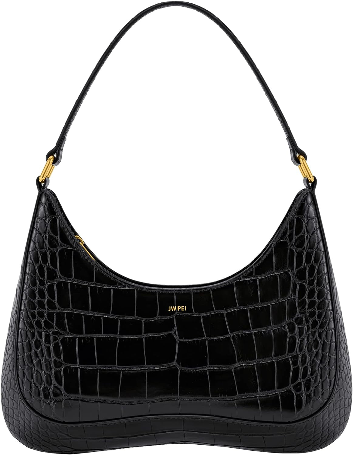 JW PEI Ruby Tašky přes rameno Dámské Tašky Naty Shop Embossed Black Crocodile