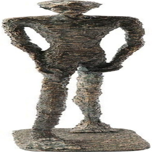 Kare Design Dekorativní předmět Umění Lady Bronz Dekorativní figurka Pryskyřice Starožitný vzhled Socha Dekor Umělecký předmět Doplňky 78x13,5x13,5cm Sošky a plastiky Naty Shop Gray Man