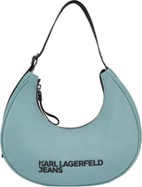 KARL LAGERFELD JEANS Dámská Essential Nylon Moon Bag Dámské tašky Naty Shop Granite Green