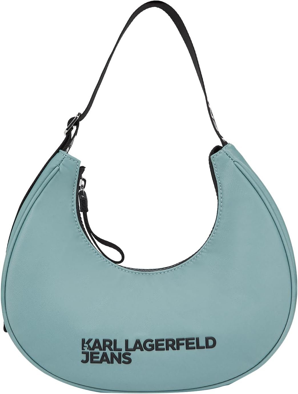 KARL LAGERFELD JEANS Dámská Essential Nylon Moon Bag Dámské tašky Naty Shop Granite Green