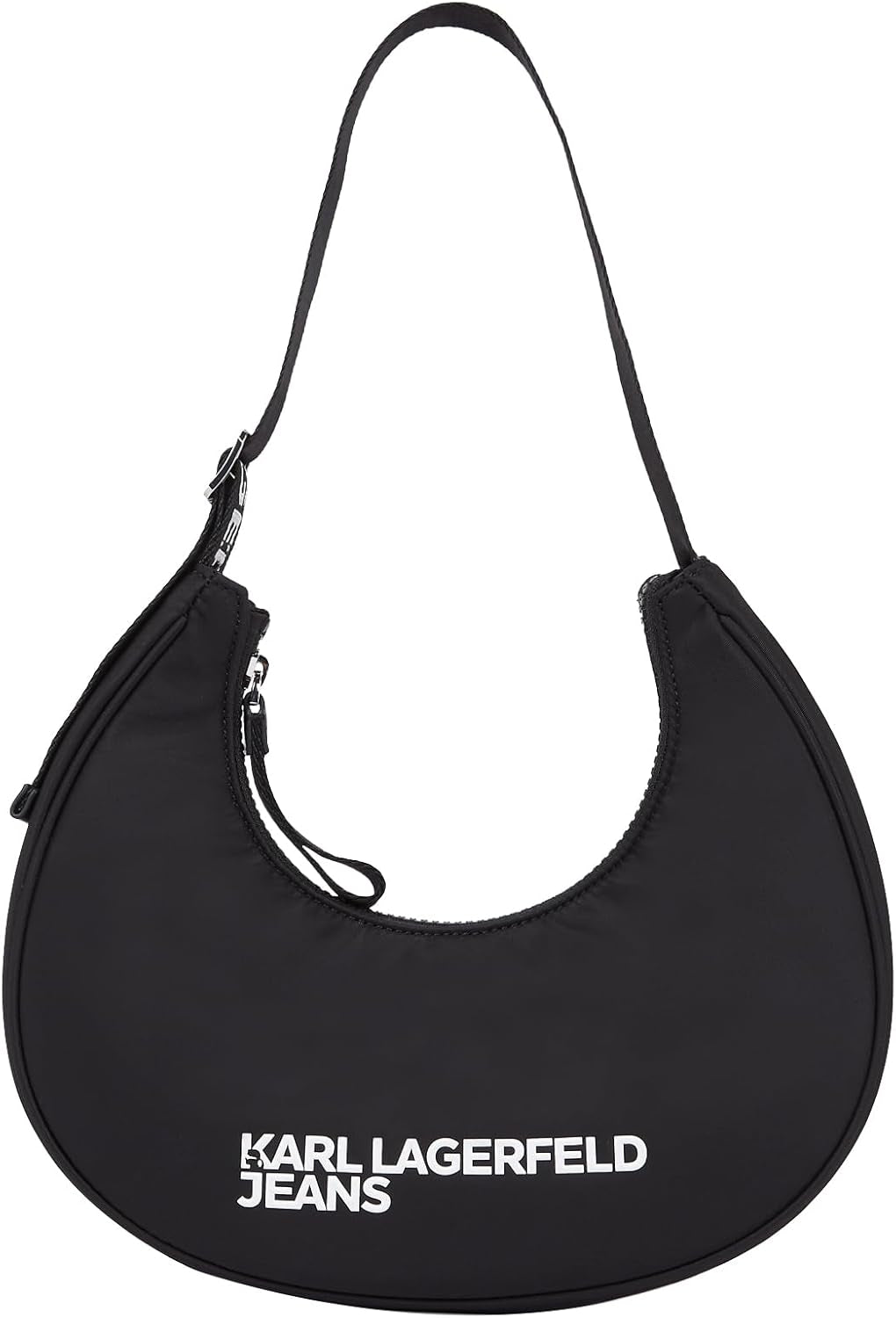 KARL LAGERFELD JEANS Essential Nylon Moon Bag pro ženy Tašky Dámské Naty Shop Černá