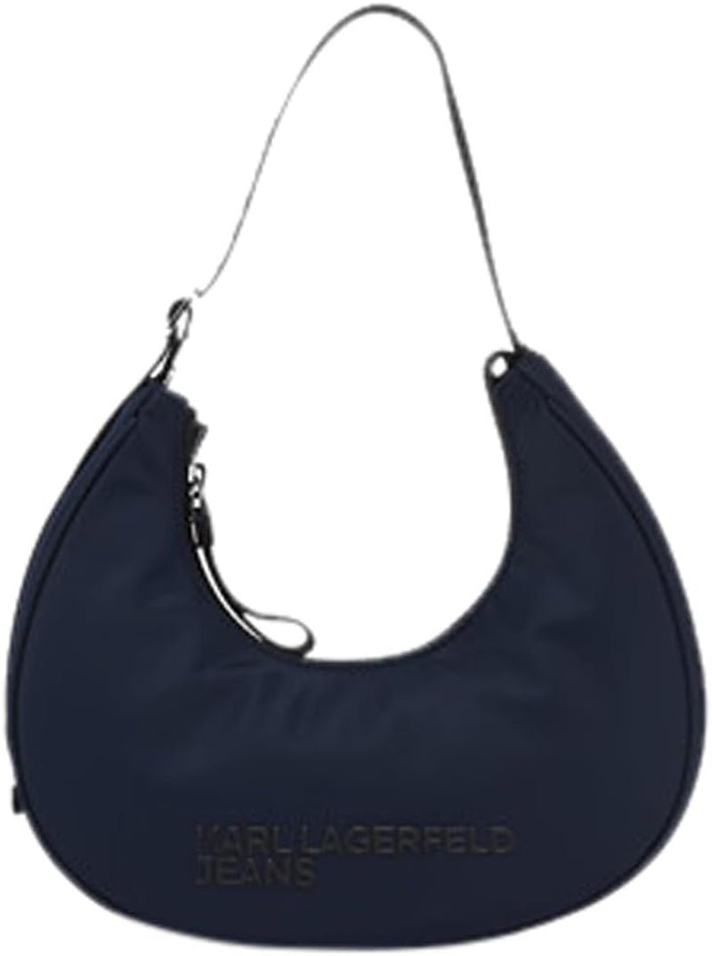 KARL LAGERFELD JEANS Dámská Essential Nylon Moon Bag Dámské tašky Naty Shop Dark Slate