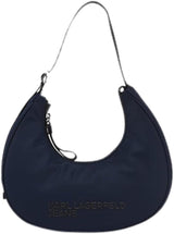 KARL LAGERFELD JEANS Dámská Essential Nylon Moon Bag Dámské tašky Naty Shop Dark Slate