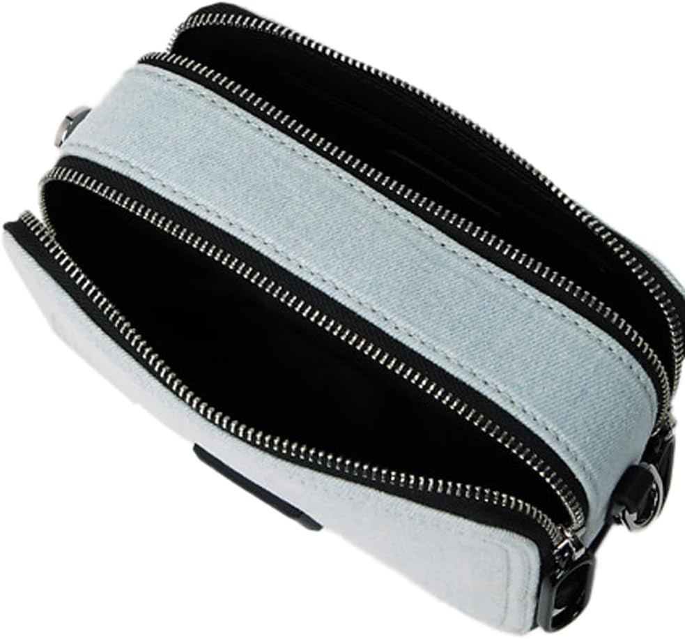 Karl Lagerfeld Jeans Dámská krabička Logo Taška na fotoaparát Cross Body, Světle modrá Dámské Tašky Naty Shop