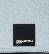 Karl Lagerfeld Jeans Dámská krabička Logo Taška na fotoaparát Cross Body, Světle modrá Dámské Tašky Naty Shop