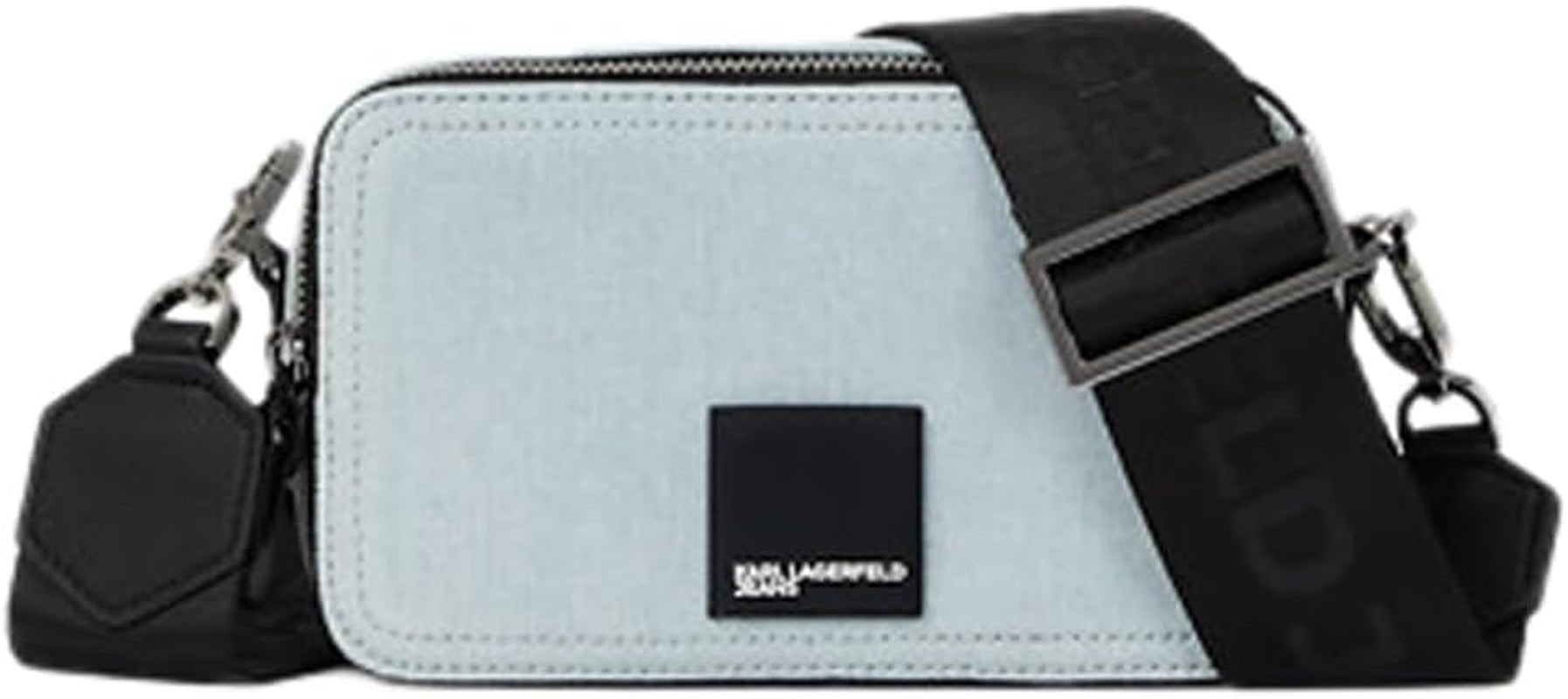 Karl Lagerfeld Jeans Dámská krabička Logo Taška na fotoaparát Cross Body, Světle modrá Dámské Tašky Naty Shop Výchozí název