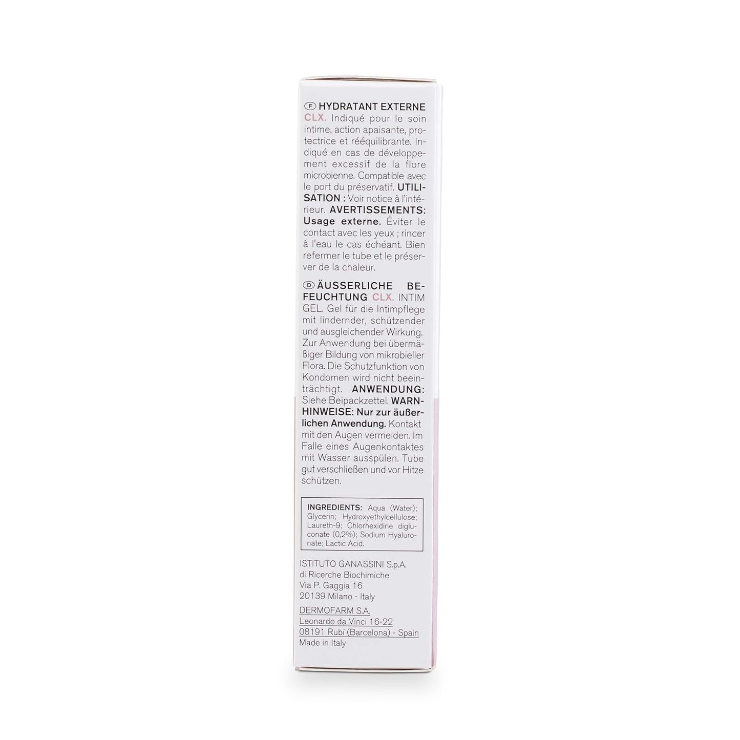 Lab - Externí hydratační krém CLX, Hydratační krém na vnější intimní partie, Chlorhexidin a aloe vera, Hypoalergenní, Bez parabenů, Dermatologicky a gynekologicky testováno - 30 ml Děti - Koupel a péče o pleť Naty Shop