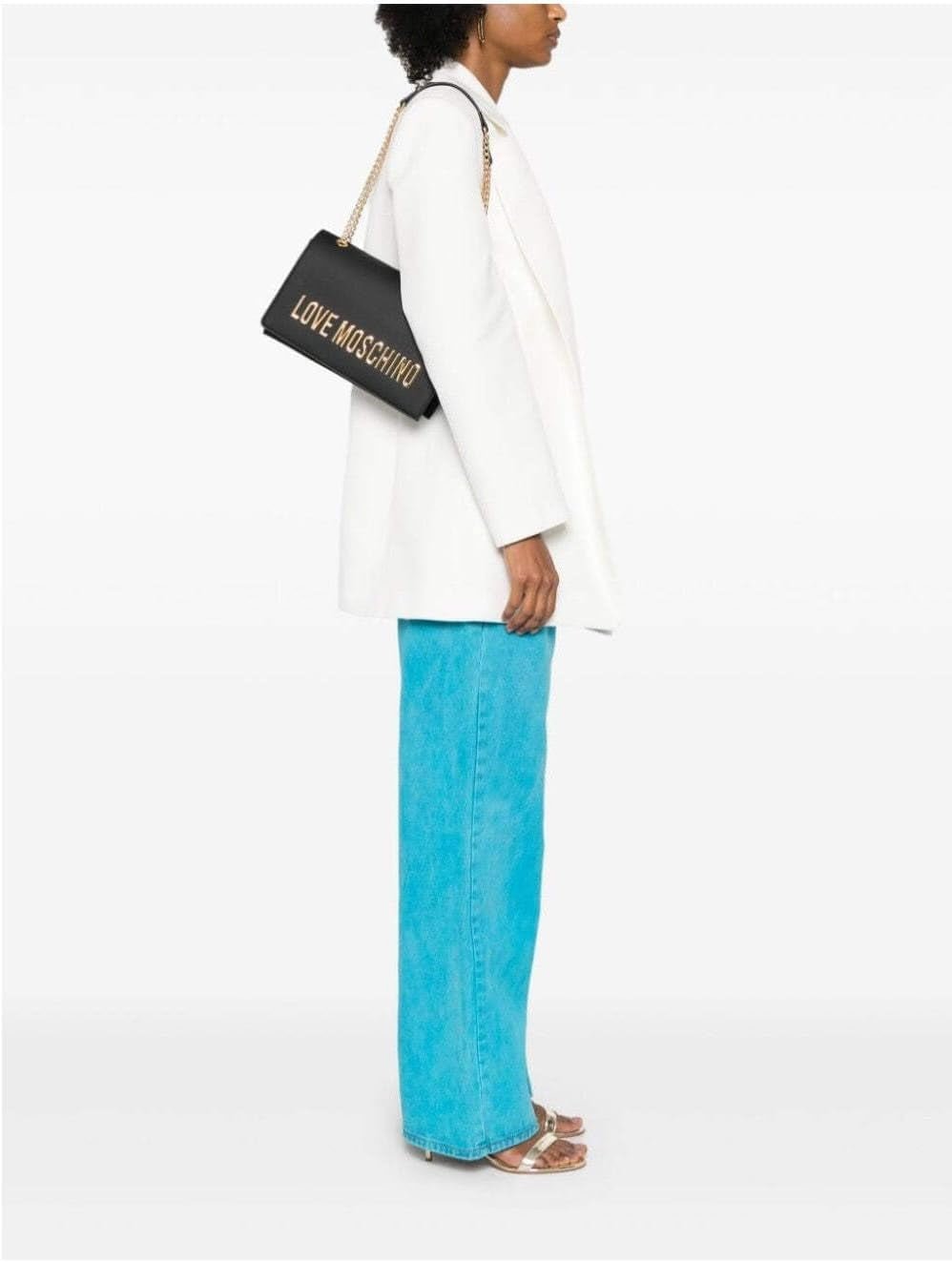 Love Moschino taška přes rameno Černá Jednovelikostní dámské tašky Naty Shop