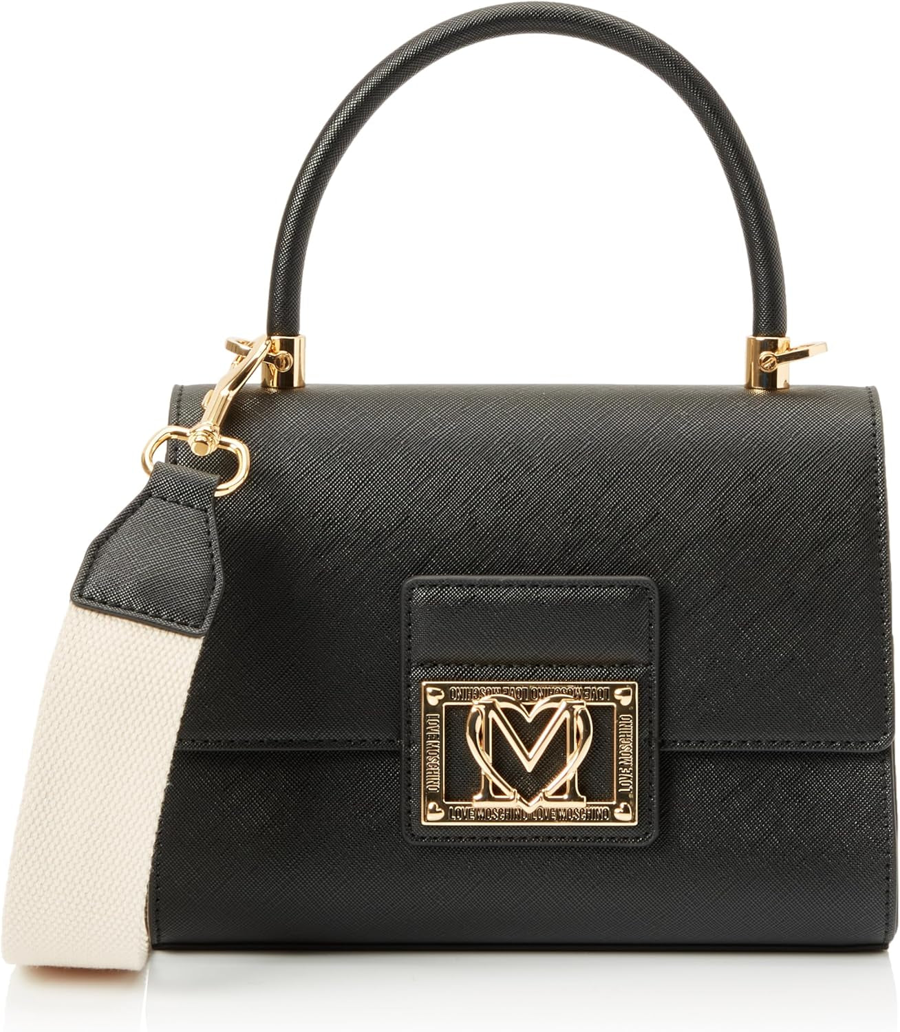 Love Moschino Ladies BORSA A Mano, Nero BORSA A Mano, Nero Women Bags Naty Shop Výchozí název