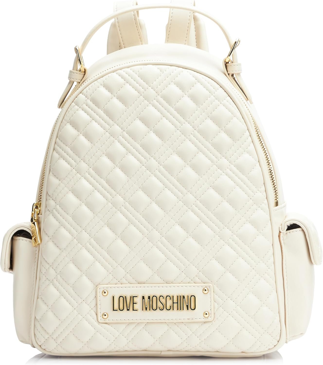 Love Moschino, dámský batoh Women's Naty Shop Bags White