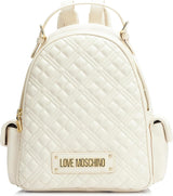 Love Moschino, dámský batoh Women's Naty Shop Bags White