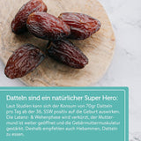 MABYEN Energy Balls Date Bio 20 ks. | Datle - Zdravé svačiny bez cukru pro těhotenství a kojení - Proteinové tyčinky se sušeným ovocem - 13 x kakao a 7 x dehydrované produkty s příchutí manga Naty Shop