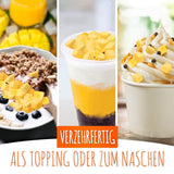 Lyofilizované mango, 250g lyofilizované ovoce, bez přísad, ovocné, vyrobeno v Německu Dehydrované produkty Naty Shop