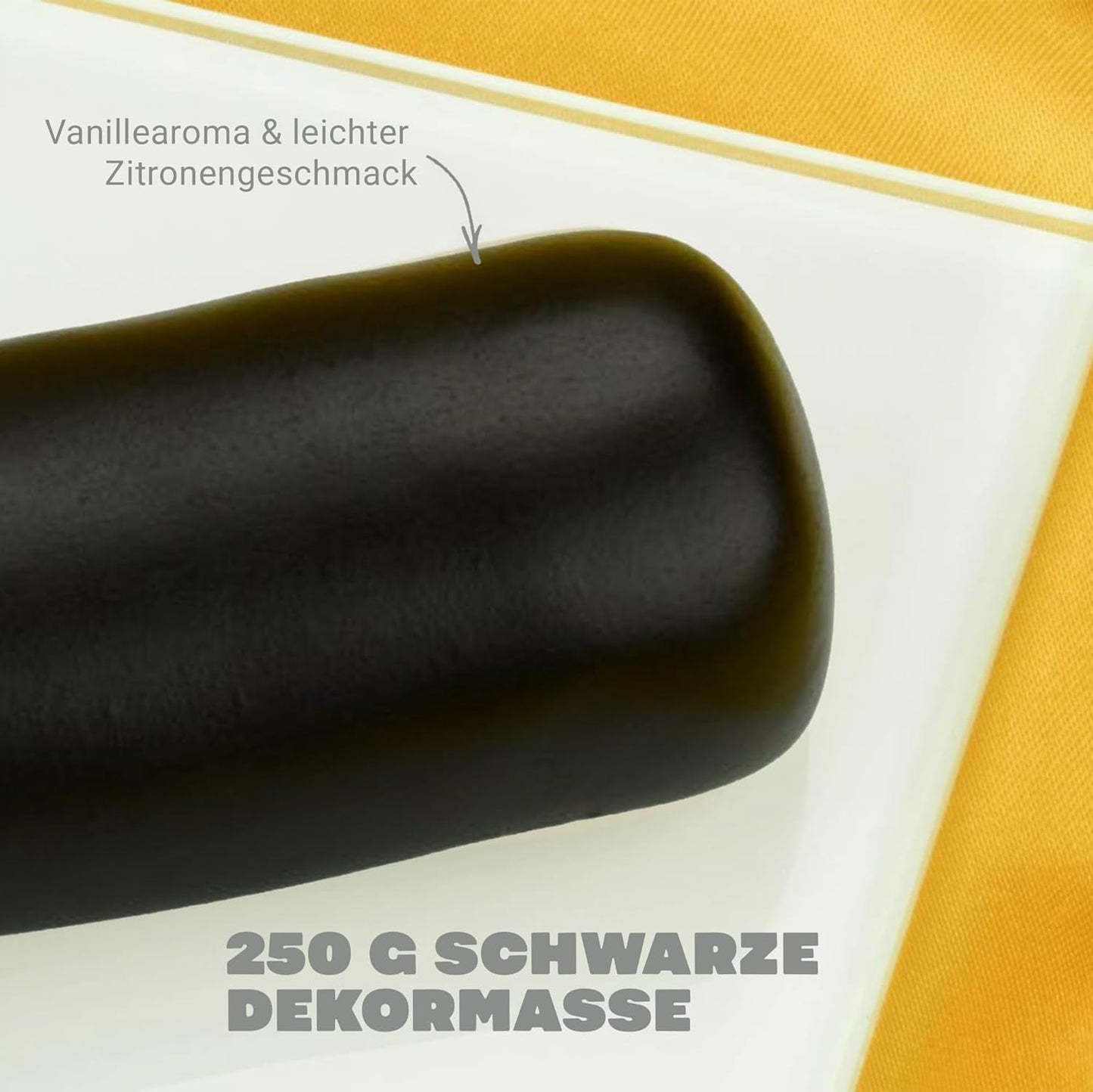 Sada Massa Ticino 1x Bílý Fondán 250g a 1x Černý Fondán 250g - Prémiová cukrová pasta na dorty, roládkový fondán - Perfektní na dorty, modelování a zdobení - Fondán pro profesionální i amatérské pekaře Cukrová pasta Naty Shop
