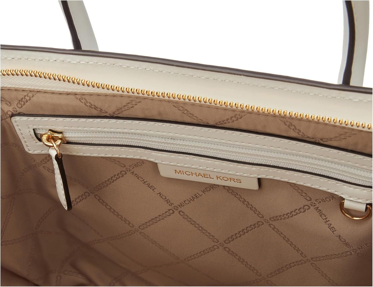 MICHAEL KORS Dámská taška Avril LG TZ Satchel Bag, Opticwhite Dámské tašky Naty Shop