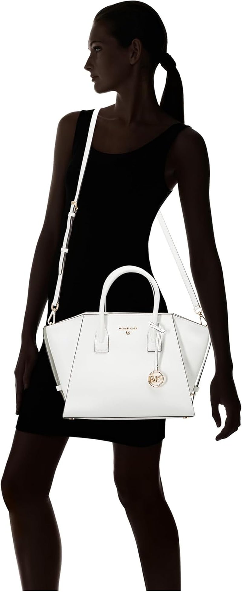 MICHAEL KORS Dámská taška Avril LG TZ Satchel Bag, Opticwhite Dámské tašky Naty Shop