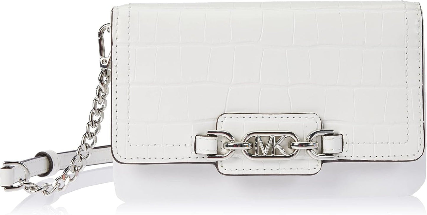MICHAEL KORS Dámská Heather Phn CHN Xbody taška Dámské tašky Naty Shop Optical White