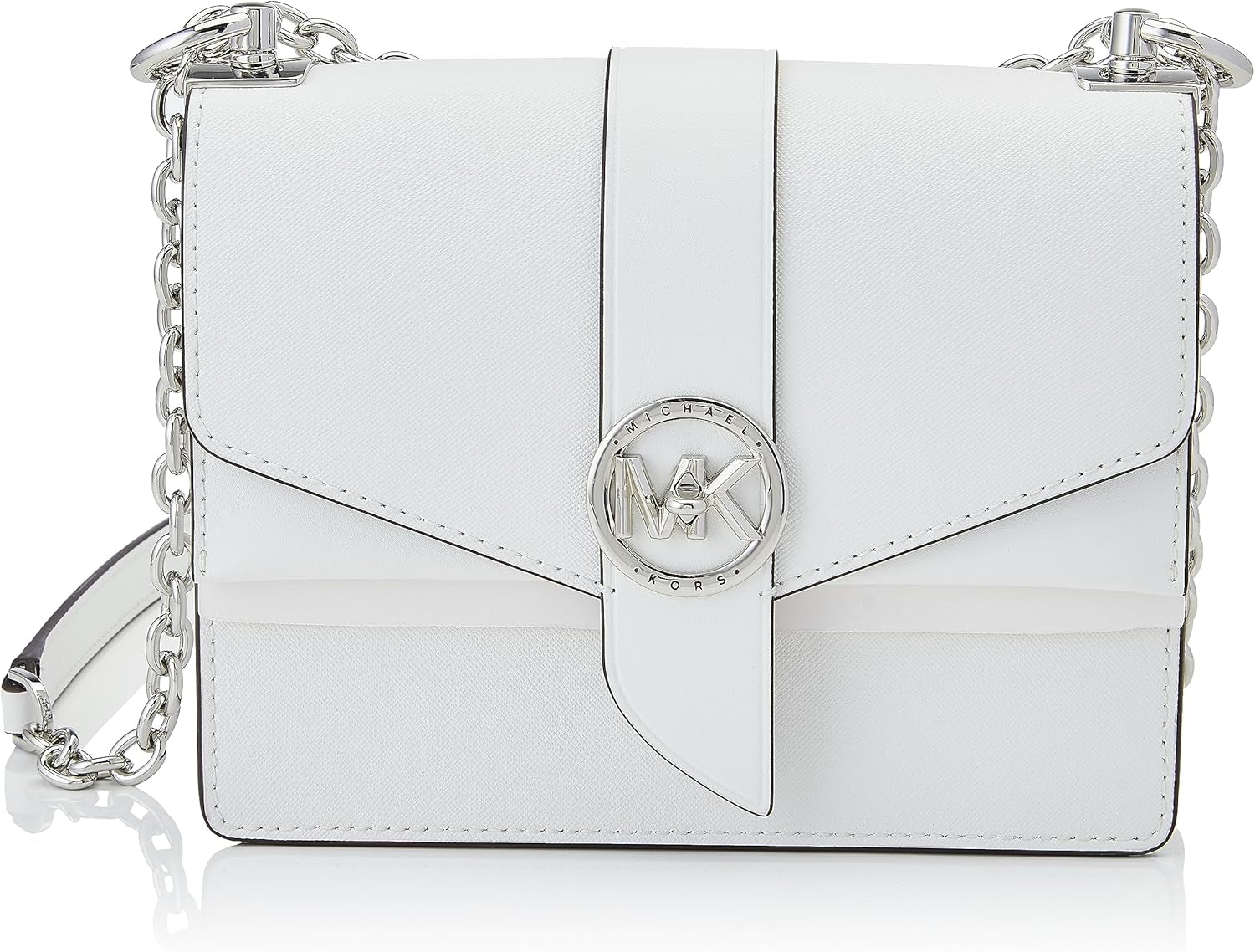 Michael Kors Greenwich Sm Conv Xbody taška Dámské tašky Naty Shop Optical bílá