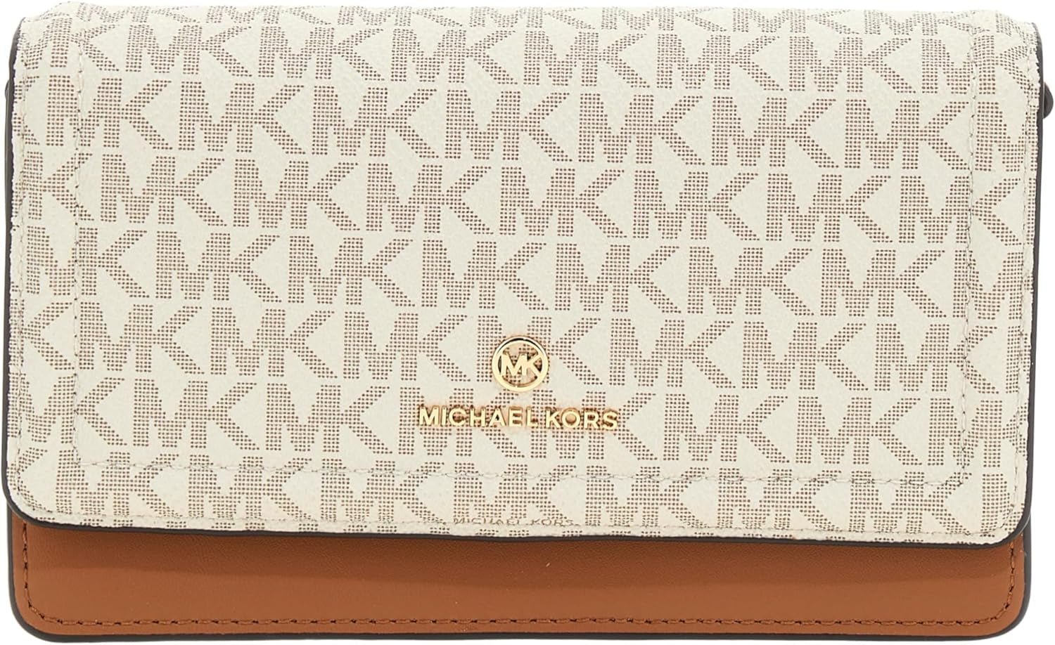Michael Kors Jet Set Small Phone Charm Crossbody Kabelky Ženy Naty Shop Vanilla/Acrn Jedna velikost pro všechny