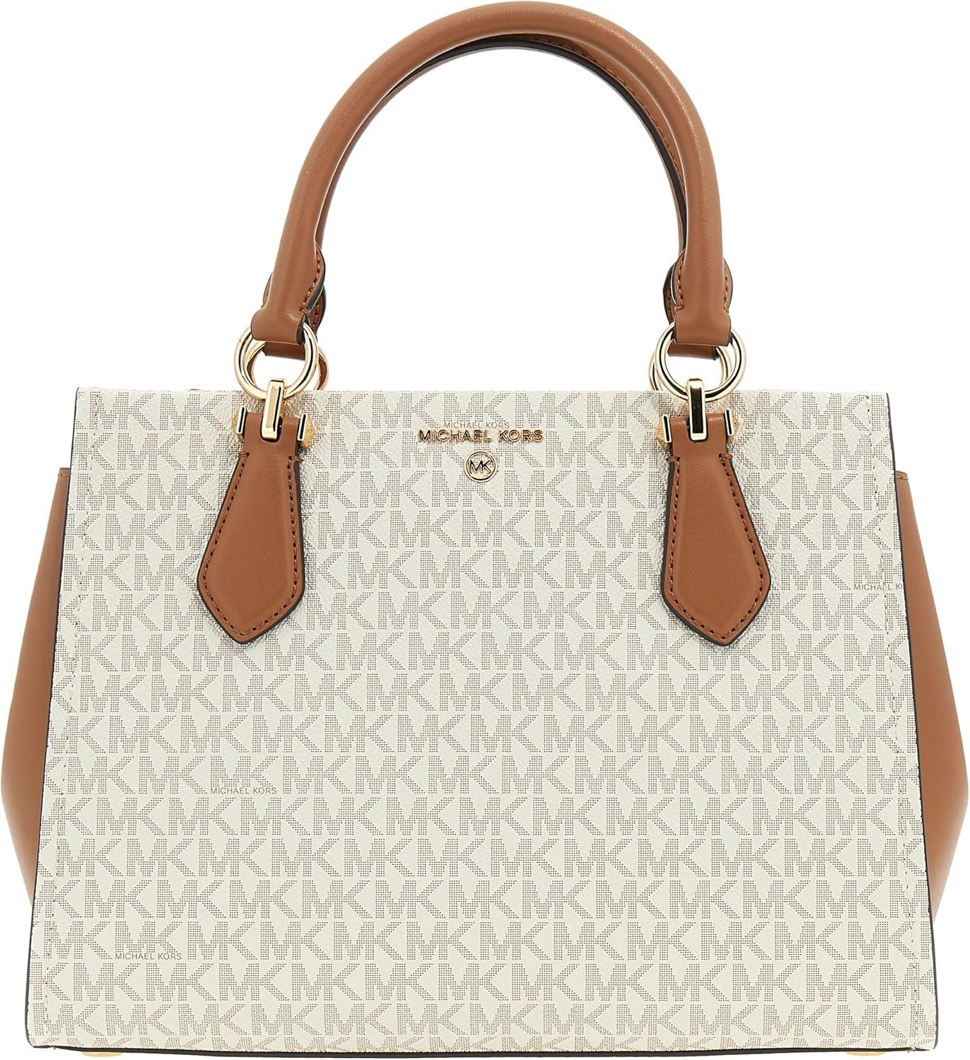 Michael Kors Ladies Md Satchel Bag Dámské tašky Naty Shop Vanilla/Acrn