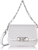 Michael Kors Ladies Parker Md Sedlo Msgr Bag Dámské Tašky Naty Shop Opticwt/Blk