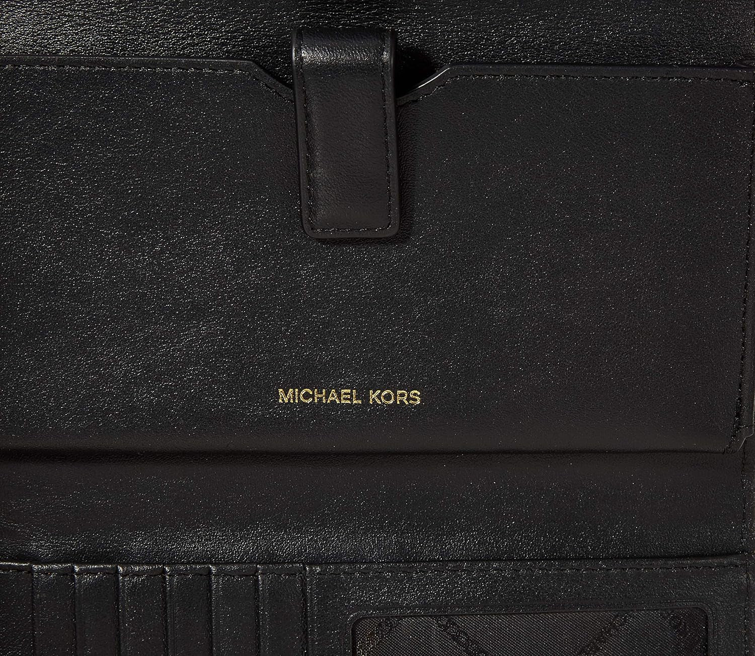 Dámský držák na kreditní karty Michael Kors, Marrón (zavazadlo), 2,5 x 9,5 x 11,4 cm (D x V) Dámská peněženka Naty Shop