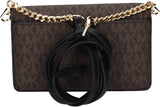 Michael Kors Women Sm Phn CHN Xbody Bag, Brown/Blk Dámské tašky Naty Shop