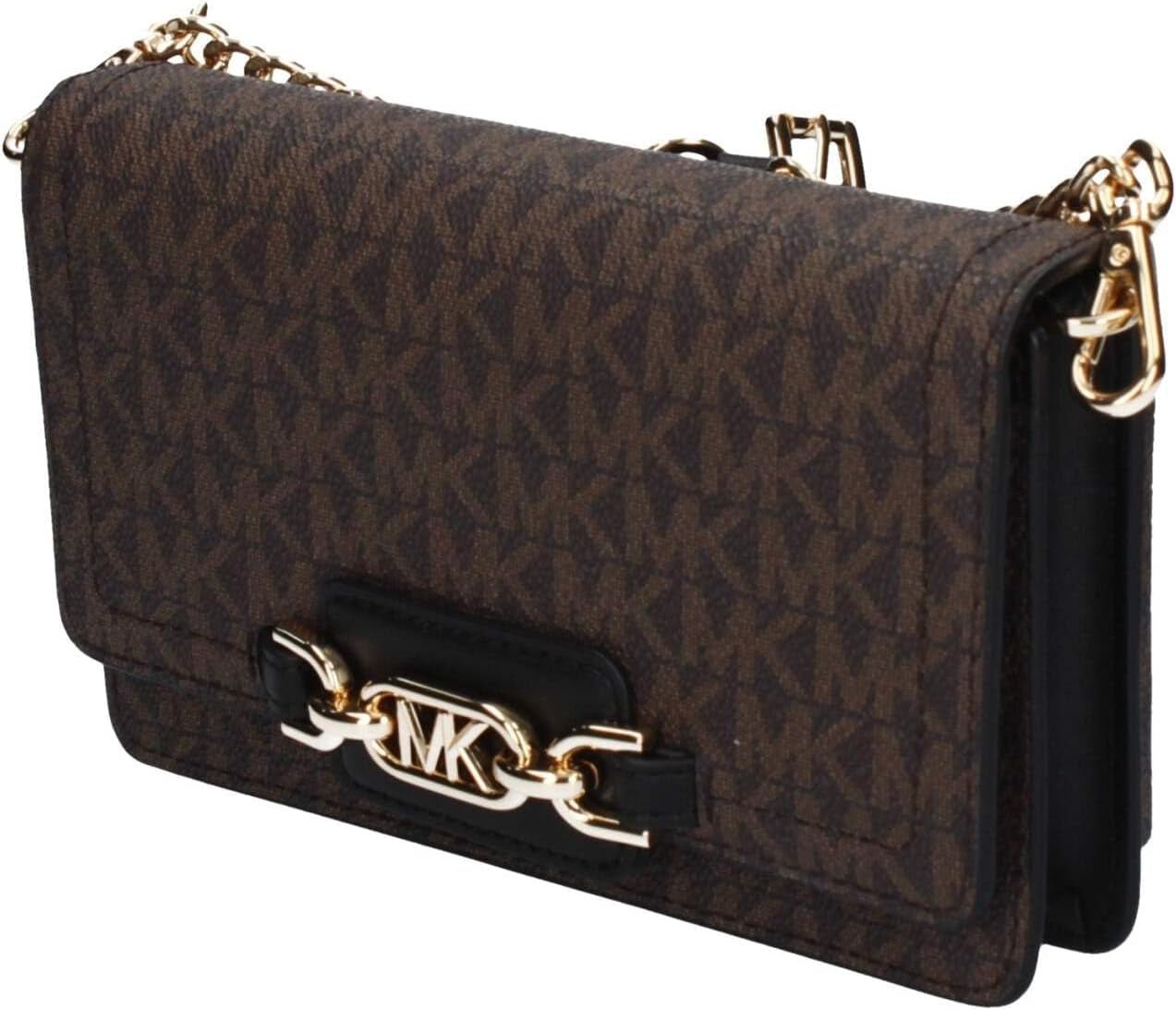 Michael Kors Women Sm Phn CHN Xbody Bag, Brown/Blk Dámské tašky Naty Shop
