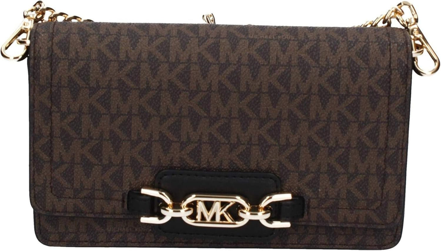 Michael Kors Women Sm Phn CHN Xbody Bag, Brown/Blk Dámské tašky Naty Shop Výchozí název
