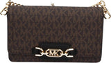 Michael Kors Women Sm Phn CHN Xbody Bag, Brown/Blk Dámské tašky Naty Shop Výchozí název