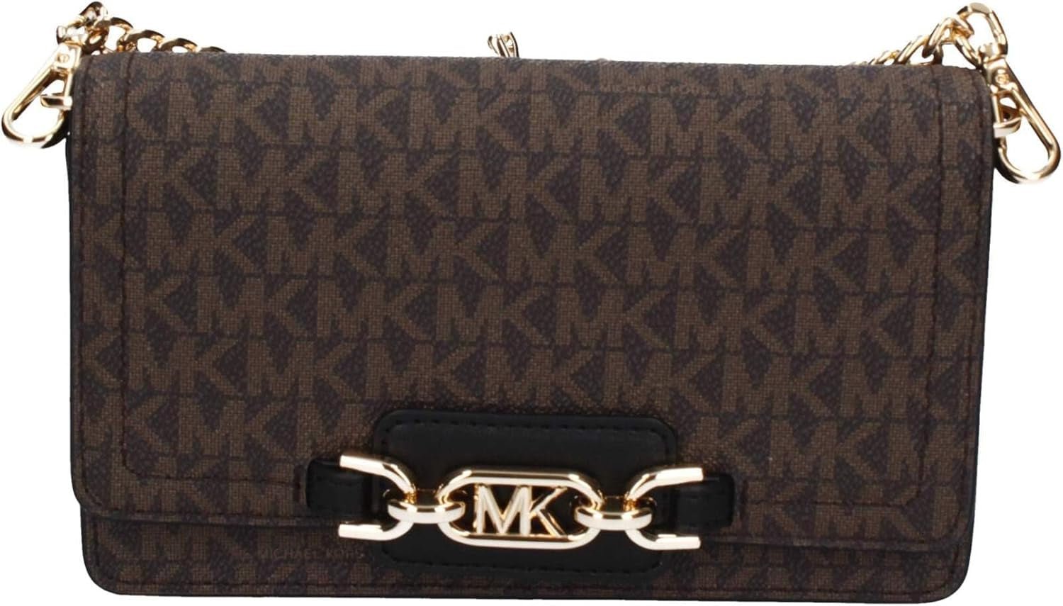 Michael Kors Women Sm Phn CHN Xbody Bag, Brown/Blk Dámské tašky Naty Shop Výchozí název