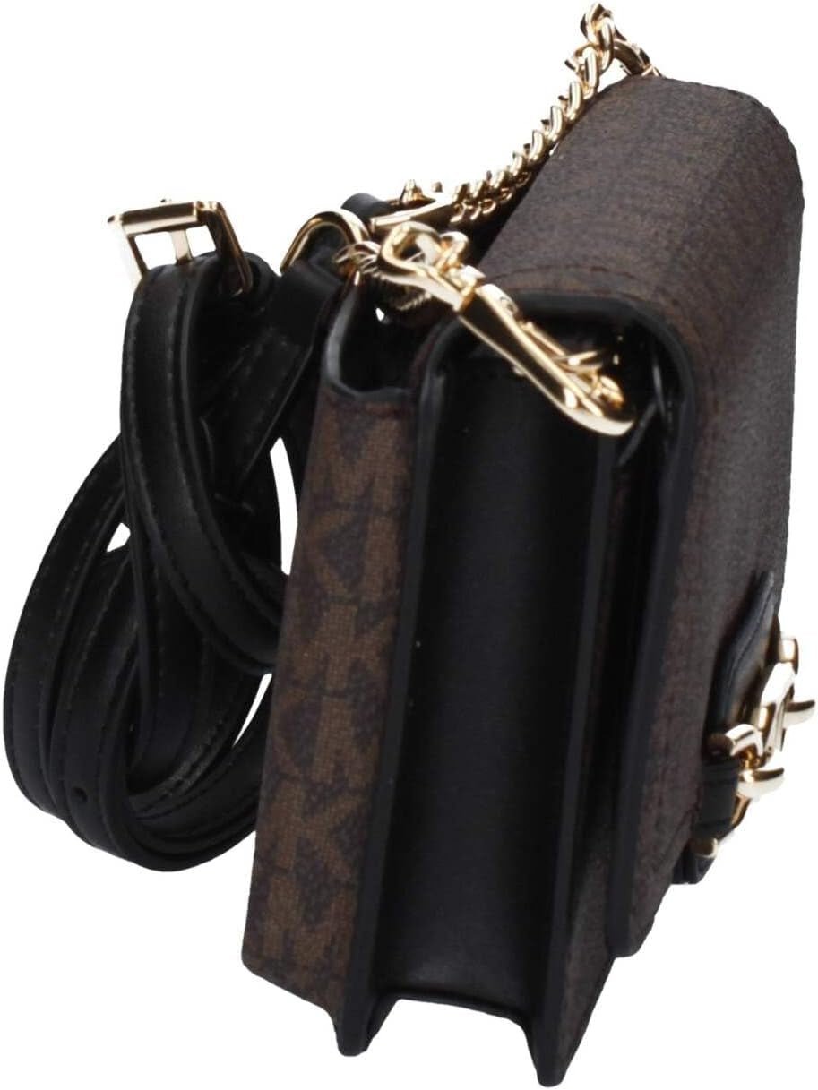 Michael Kors Women Sm Phn CHN Xbody Bag, Brown/Blk Dámské tašky Naty Shop