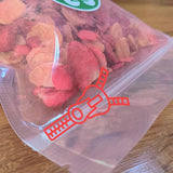 Mix mrazem sušeného ovoce ErdBana XL 300g | Lyofilizované banány + lyofilizované jahody Degustační sada lyofilizovaného ovoce | Mrazem sušená ovocná směs jahod a banánů | ZingyZoo Dehydratované produkty Naty Shop
