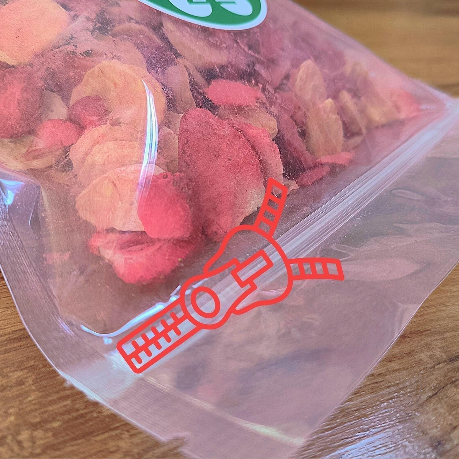 Mix mrazem sušeného ovoce ErdBana XL 300g | Lyofilizované banány + lyofilizované jahody Degustační sada lyofilizovaného ovoce | Mrazem sušená ovocná směs jahod a banánů | ZingyZoo Dehydratované produkty Naty Shop
