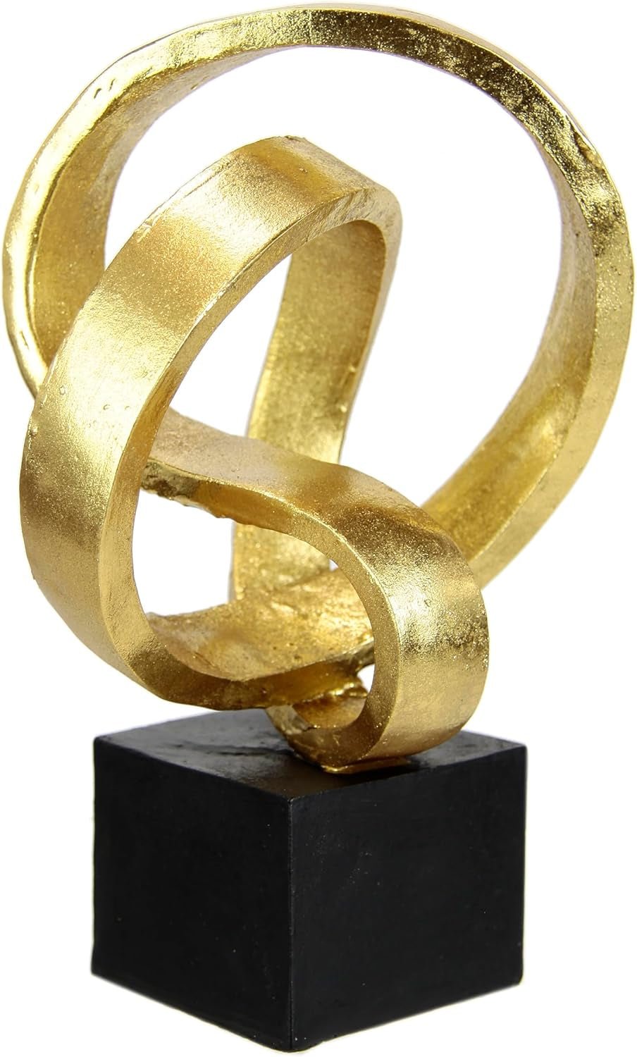 Moderní Deco Socha Umělecké Ornamenty Obraz 3D Socha Moderní Dekorace Figurky Abstraktní umění Nápad na dárek, Stříbrné sošky a sochy Naty Shop Gold